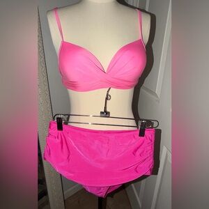 Hot Pink Bikini Set - Two Piece Swimsuit